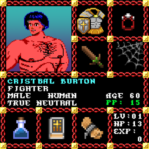 Cristobal Burton is a Players Guild Genesis Series Adventurer #0945
