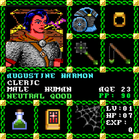 Augustine Harmon is a Players Guild Genesis Series Adventurer #0946