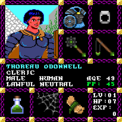 Thoreau Odonnell is a Players Guild Genesis Series Adventurer #0948