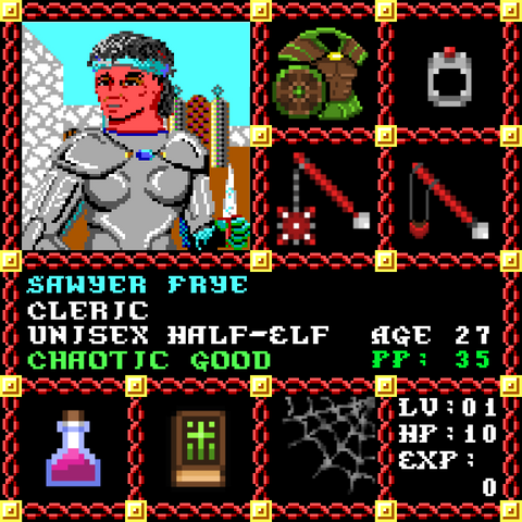 Sawyer Frye is a Players Guild Genesis Series Adventurer #0953