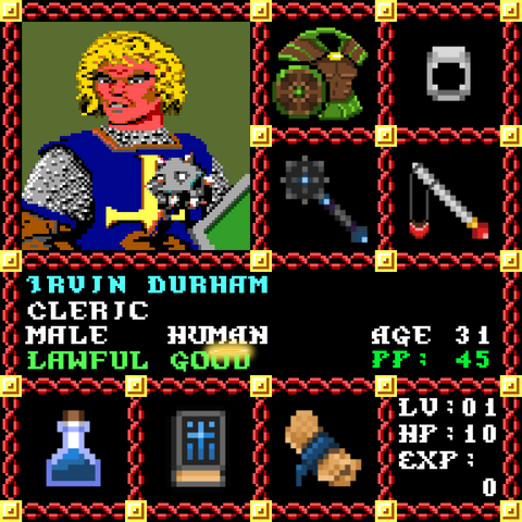 Irvin Durham is a Players Guild Genesis Series Adventurer #0955