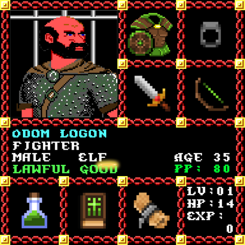 Odom Logon is a Players Guild Genesis Series Adventurer #0958