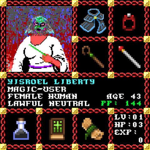 Yisroel Liberty is a Players Guild Genesis Series Adventurer #0964