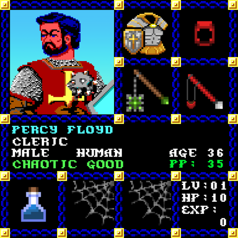 Percy Floyd is a Players Guild Genesis Series Adventurer #0967