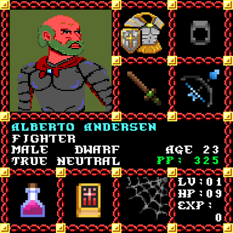 Alberto Andersen is a Players Guild Genesis Series Adventurer #0971