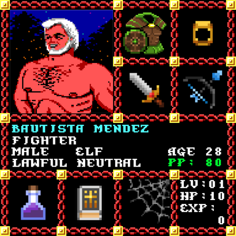 Bautista Mendez is a Players Guild Genesis Series Adventurer #0983