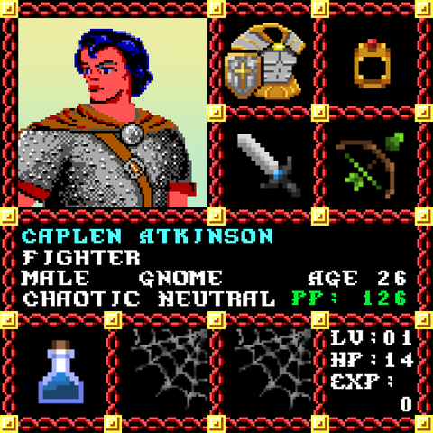 Caplen Atkinson is a Players Guild Genesis Series Adventurer #0987