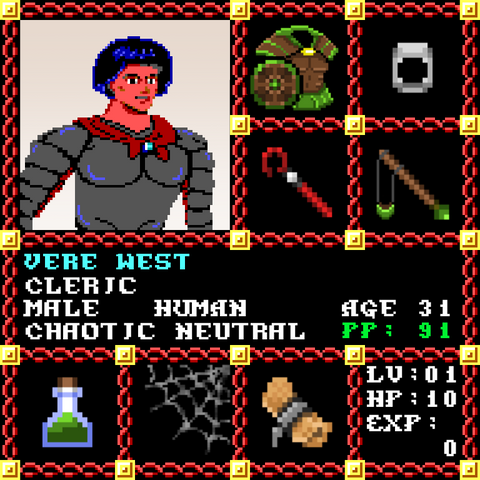 Vere West is a Players Guild Genesis Series Adventurer #0993