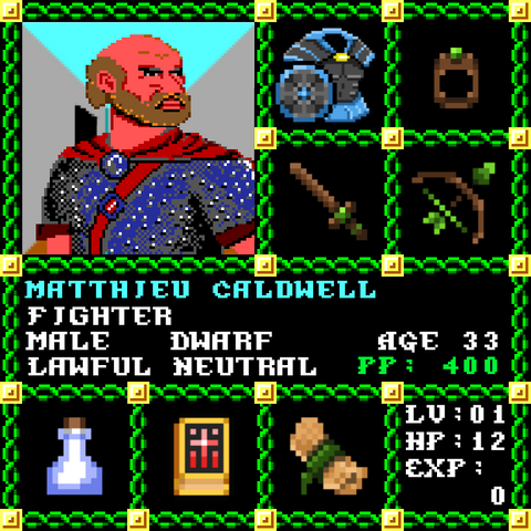 Matthieu Caldwell is a Players Guild Genesis Series Adventurer #0995